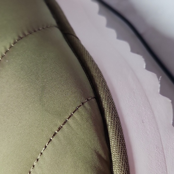 Maeve Hunter Green Puffy Platform Slippers Size Medium 8-9 - Picture 14 of 16